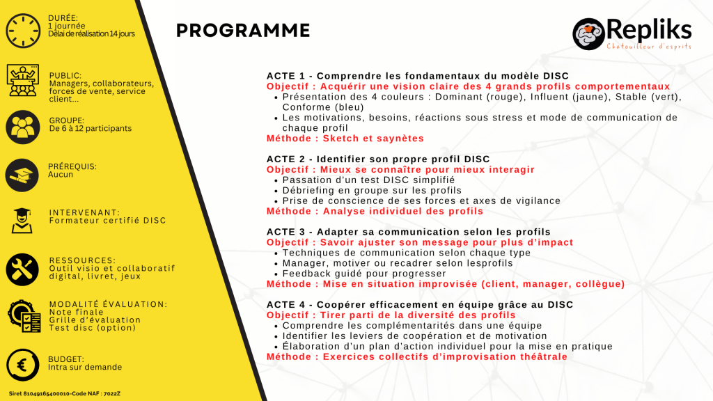Faites travailler votre réseau pour vous en maîtrisant et pratiquant la recommandation commerciale active. Avec DISC'O vivez en couleur !
